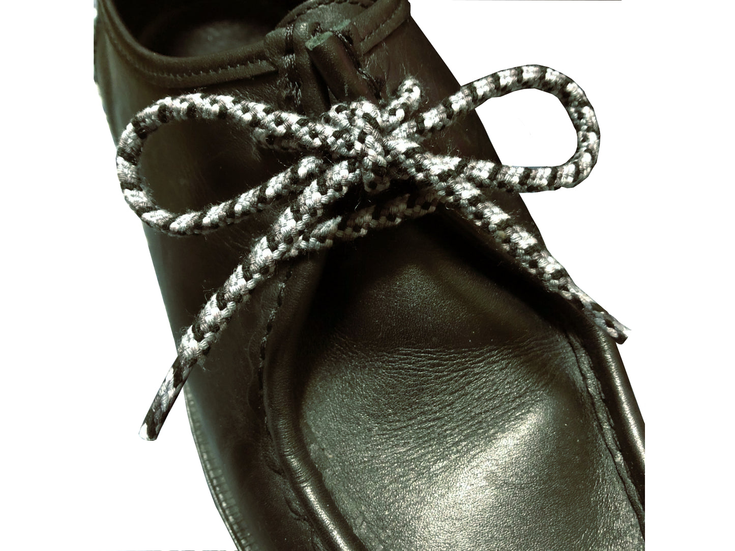 ストレッチシューレース２穴用　～ワラビーブーツなど２つ穴靴専用の伸びる靴紐～