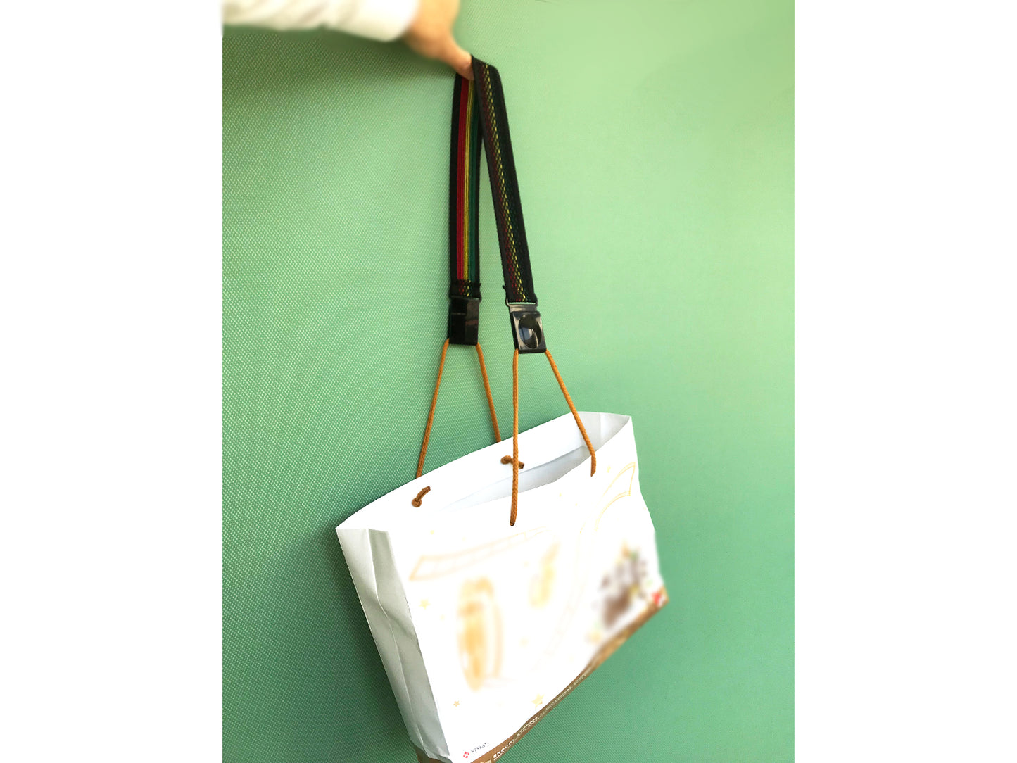 ショッピングバンド(ロング) 〜レジ袋の持ち手をつなげて肩掛けかばんにできるバンドのロングバージョン~