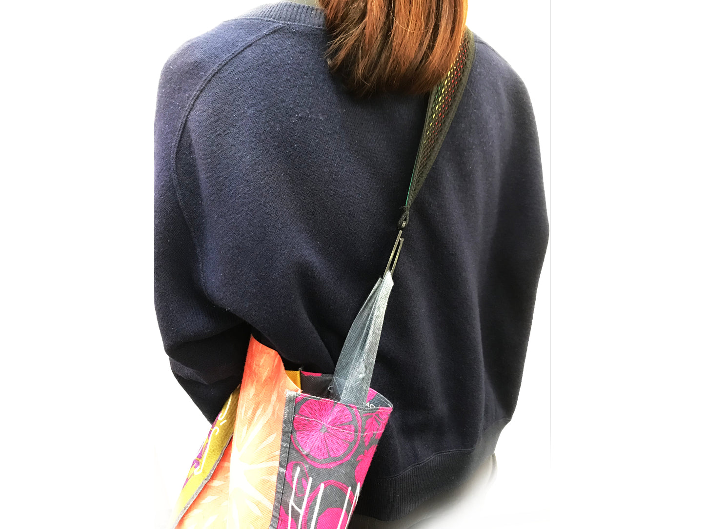 ショッピングバンド(ロング) 〜レジ袋の持ち手をつなげて肩掛けかばんにできるバンドのロングバージョン~
