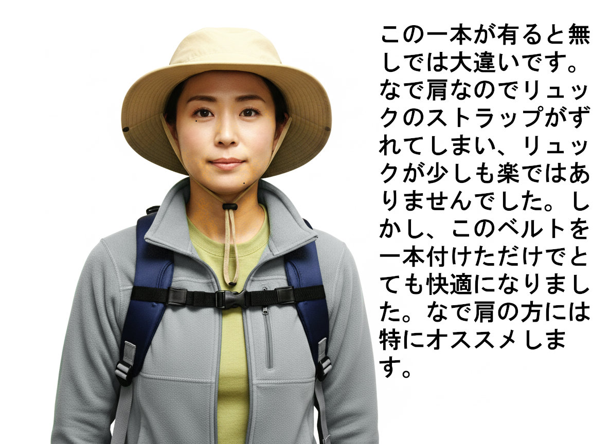 リュックずり落ち防止バンド - 肩からのズレ落ちを防止、60万本以上販売!お子様用のリュックやランドセル、バックパックにも対応