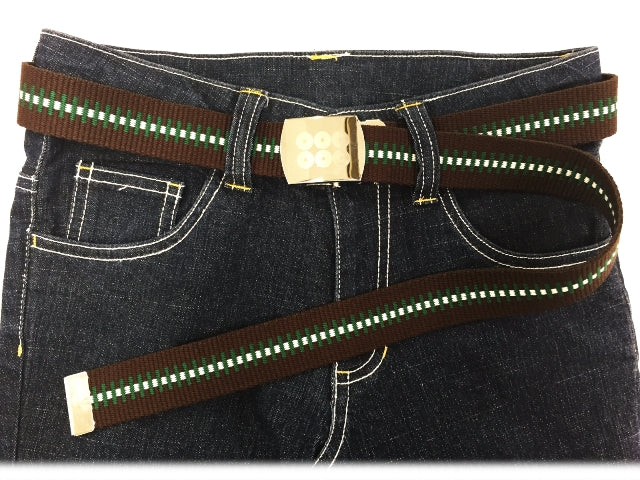 六文銭バックル真田ベルト - 六文銭のレーザー刻印入りバックル使用のベルト -