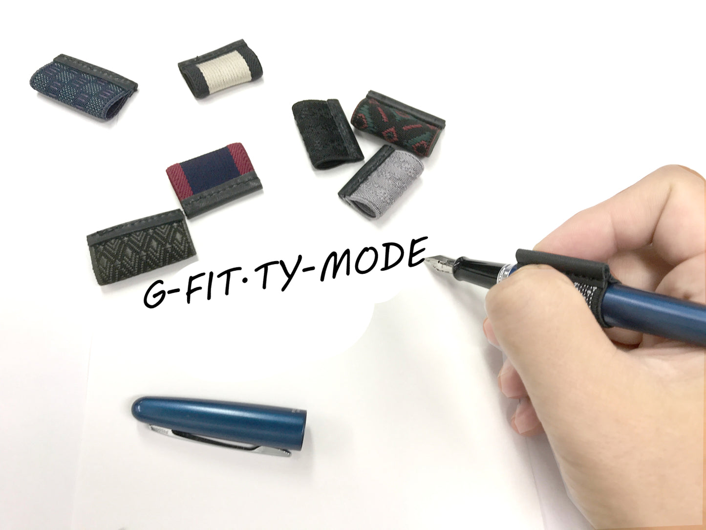 G-FIT.TY-MODE(ジーフィッティモード)5個セット - 持ち方練習に役立つ本革付きペングリップ -