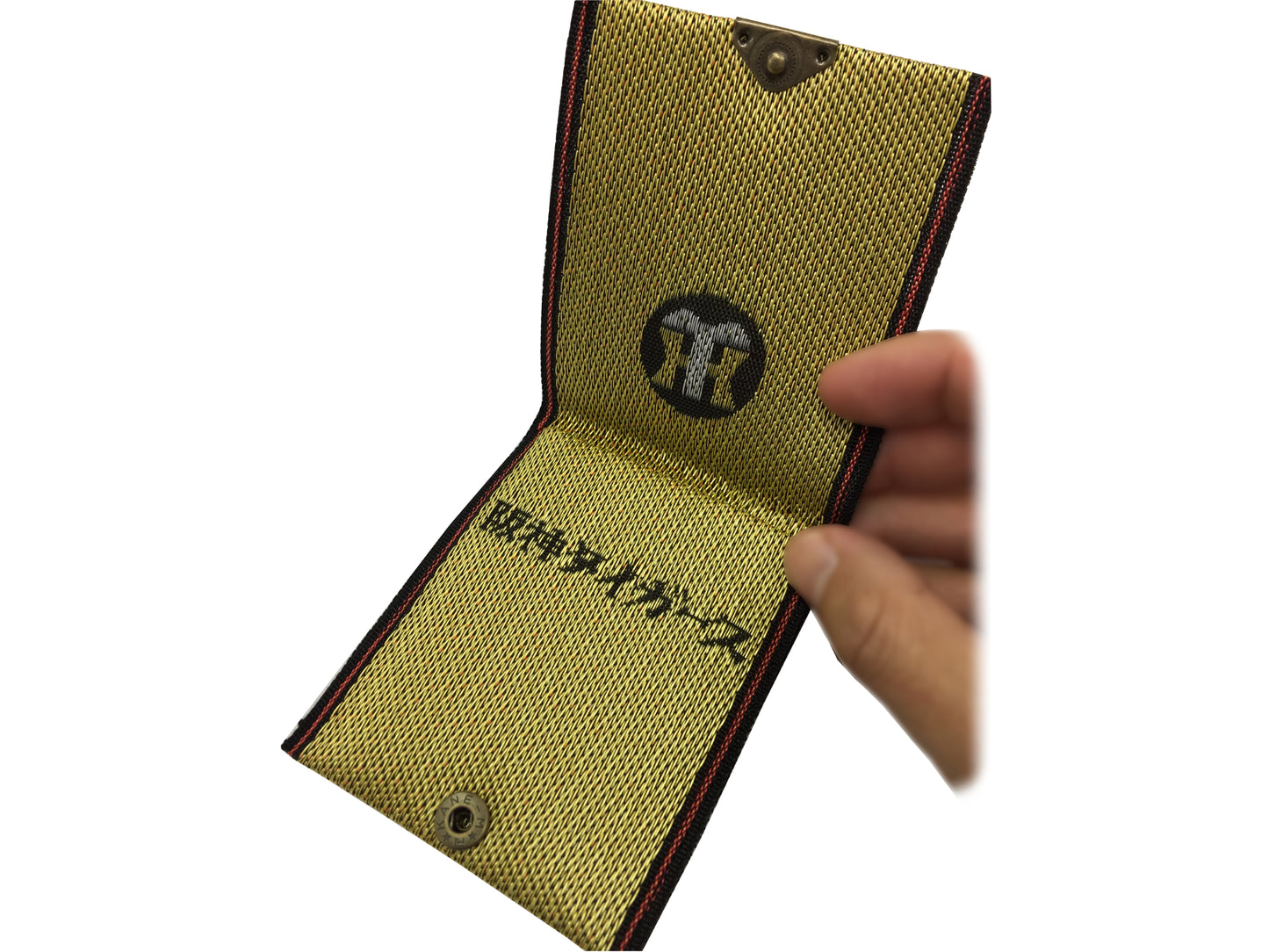 【阪神日本一記念オススメグッズ】畳縁(たたみべり)素材の小銭入れ 阪神タイガース承認