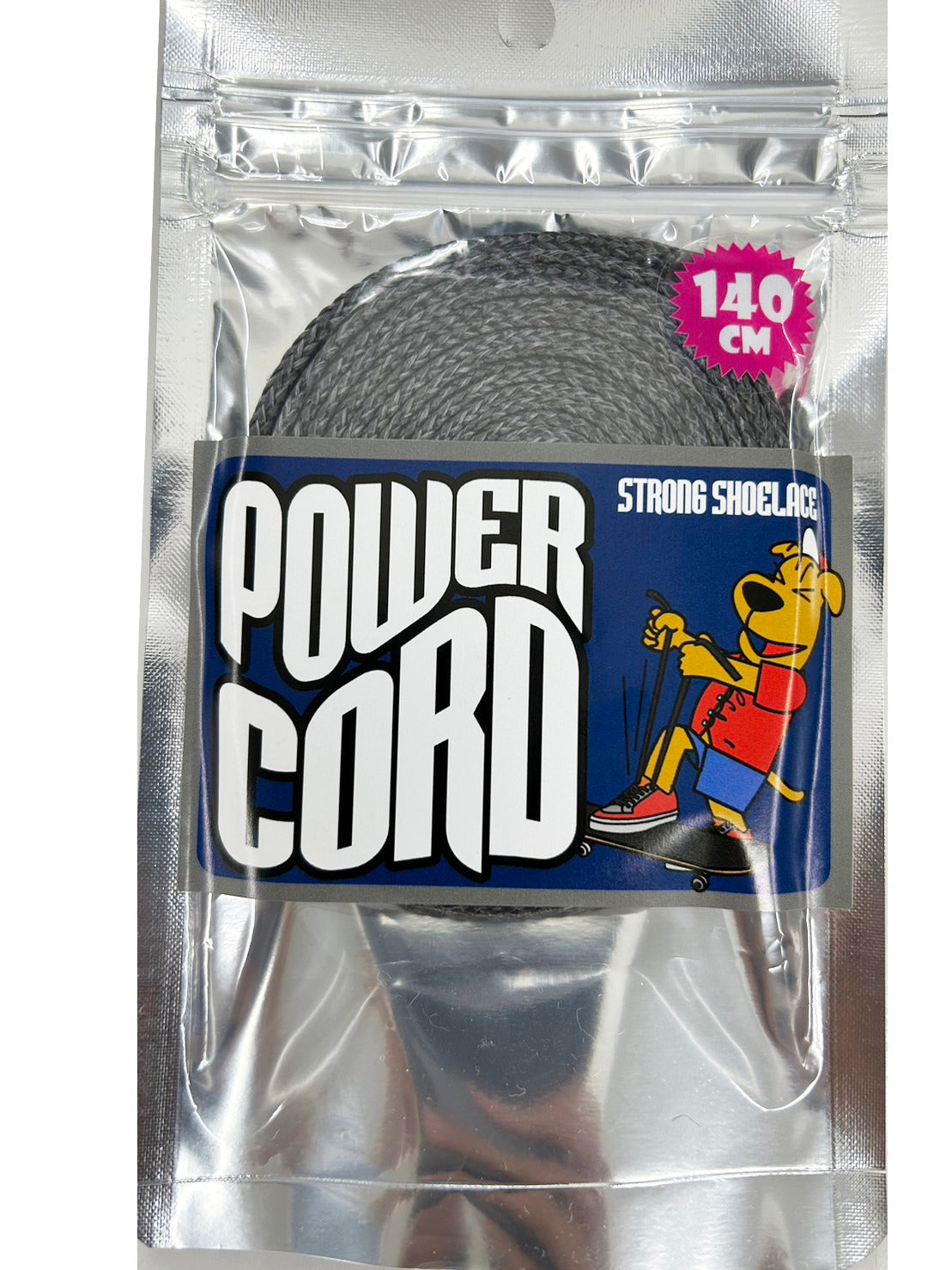 POWER CORD - 市販の靴紐の約16倍の強度を持つ、切れにくいスケボー用靴紐