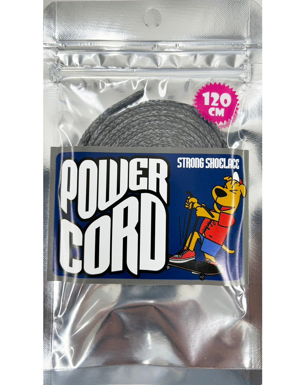 POWER CORD - 市販の靴紐の約16倍の強度を持つ、切れにくいスケボー用靴紐