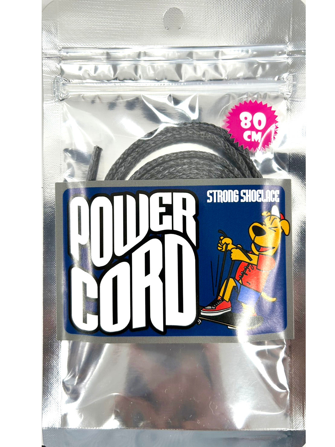 POWER CORD - 市販の靴紐の約16倍の強度を持つ、切れにくいスケボー用靴紐