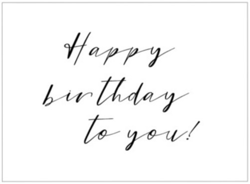お誕生日祝い Happy Birthday to you！