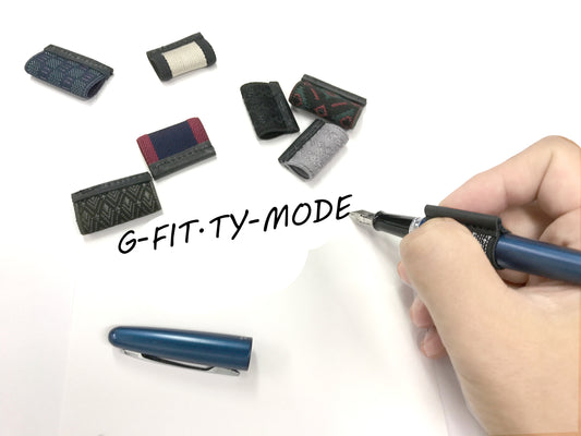 G-FIT.TY-MODE（ジーフィッティモード）5個セット - 持ち方練習に役立つ本革付きペングリップ -